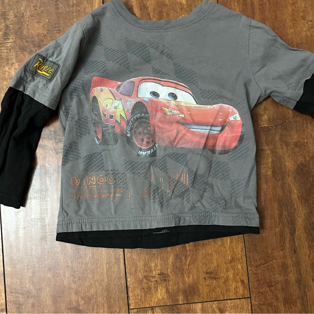Gray and Black Rusteze Cars Long Sleeve Shirt